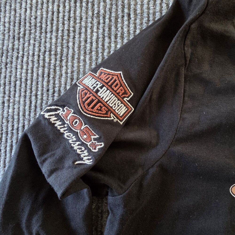 Harley-Davidson 105th Anniversary Shirt Womens XL Long Sleeve NWT 2007 - Picture 6 of 12